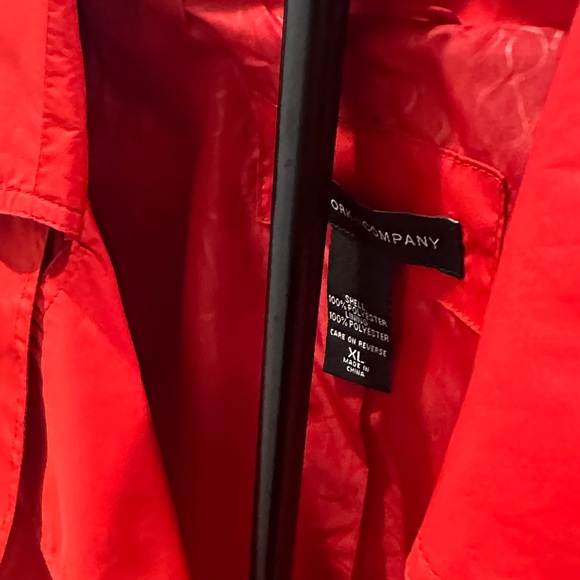 New York & Company Short Red Trench Coat - Picture 2 of 13